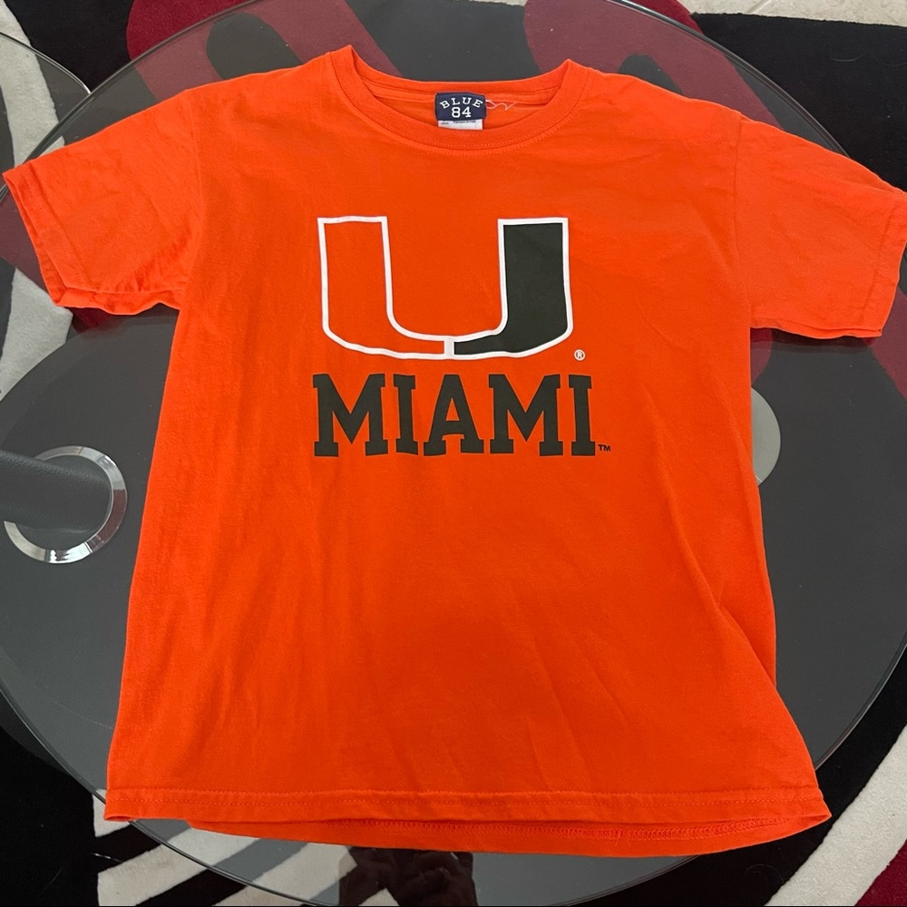 UM University of Miami t-shirt shirt S